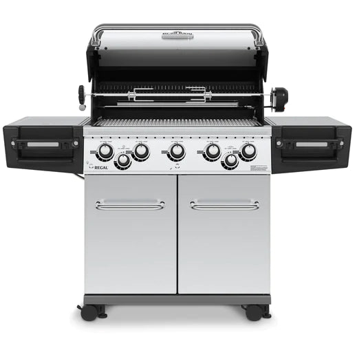 Broil King REGAL S590 PRO BBQ with Side Burner, Rear Rotisserie Burner & Rotisserie Kit