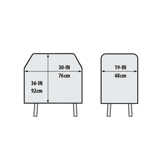 Broil King Select BBQ Cover 30-Inch fits Selected Porta-Chef and Gem Series 67420