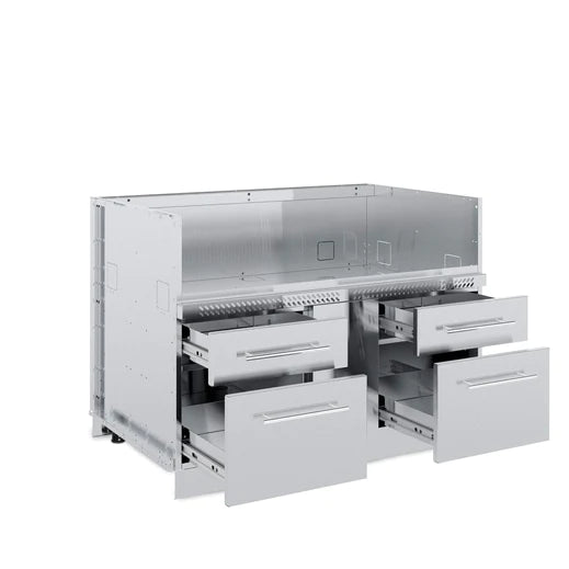 Broil King Stainless Steel 6 Burner Cabinet Outdoor Kitchen System