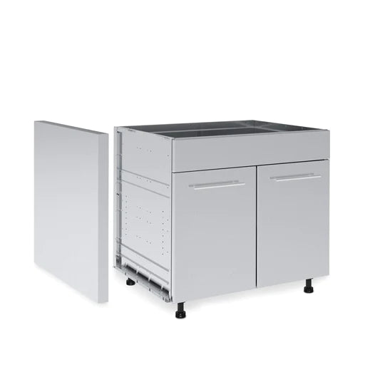 Broil King Stainless Steel Cabinet Side Panel Outdoor Kitchen System