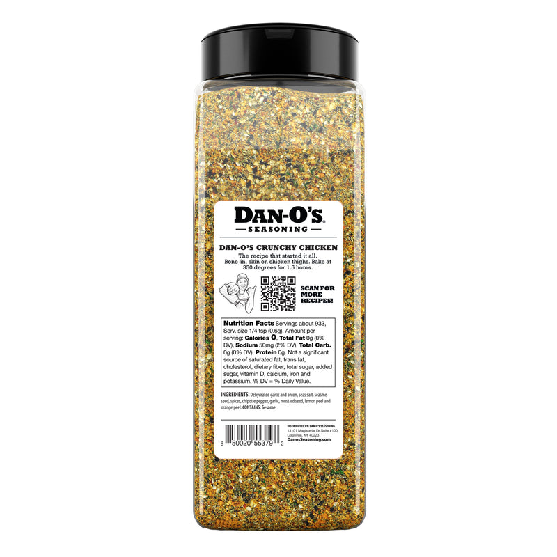 Dan-O's Crunchy Seasoning - Large Bottle