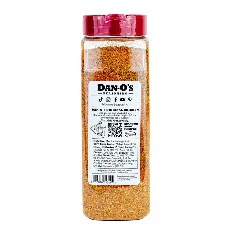 Dan-O’s Chipotle Seasoning - Large Bottle