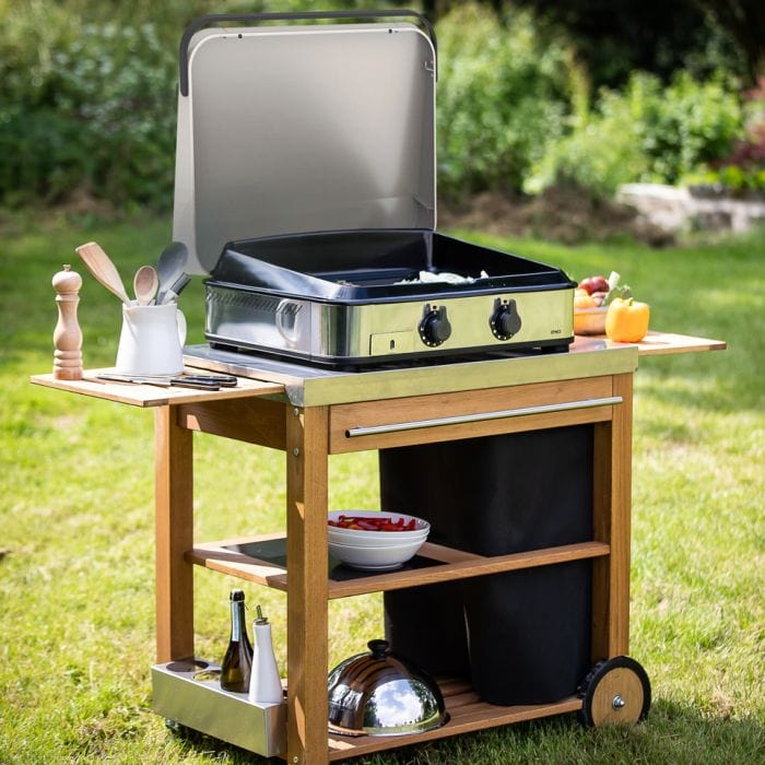 ENO Enosign 65 Cm Stainless - Plancha Gas 2 Burners