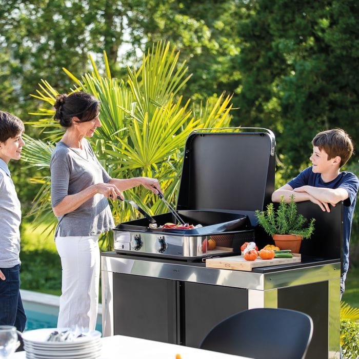 ENO Enosign 65 Cm Stainless - Plancha Gas 2 Burners