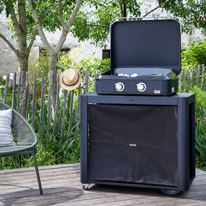 ENO Enosign 65 Cm Stainless - Plancha Gas 2 Burners