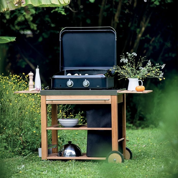 ENO Enosign 65 Cm Stainless - Plancha Gas 2 Burners