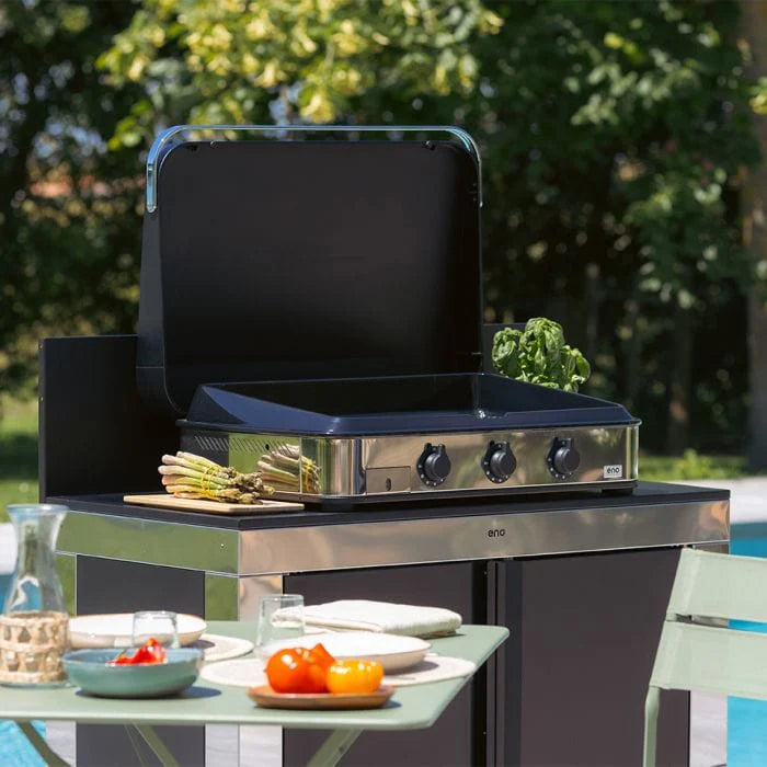 ENO Enosign 3-Burner Plancha 80 Gas Griddle