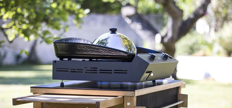 ENO La Plancha Bergerac 2400 Cargo Grey 3-Season 2-Burner Gas Griddle