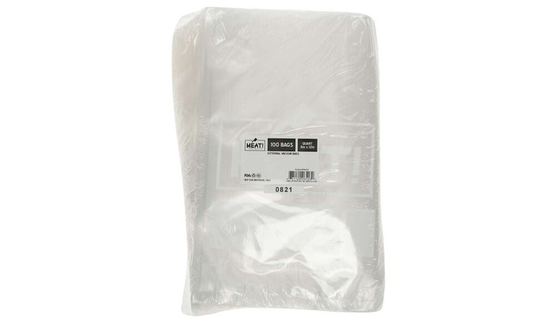 Meat! External Vacuum Bags - 100 Pack