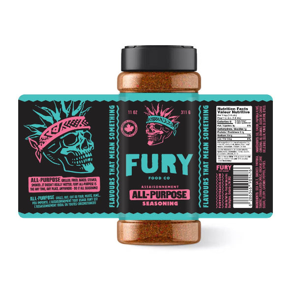 Fury Hot Sauce - All Purpose Seasoning