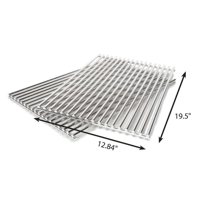 Grill Care 17528 Stainless Steel Grids - 2pc (Weber Grills) - side mount grills