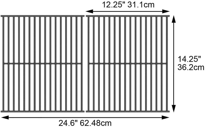 Grill Care 14.25-In X 12.27-In Ci Cooking Grids 11225GC
