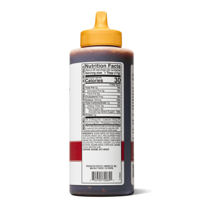 Kinder's Hot Teriyaki Wing Sauce