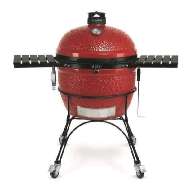 Kamado Joe Big Joe II 24" Ceramic Charcoal Grill & Smoker with Cart & Wheels BJ24RHC