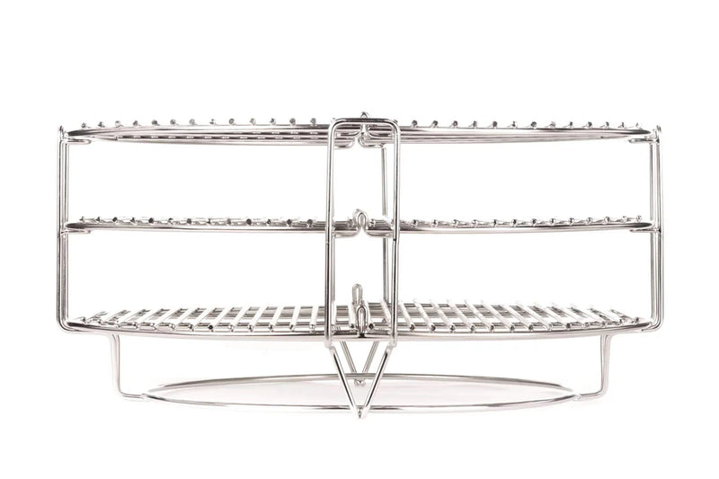 Kamado Joe Big Joe III 24" Ceramic Charcoal Grill & Smoker with Cart & Wheels KJ15041021