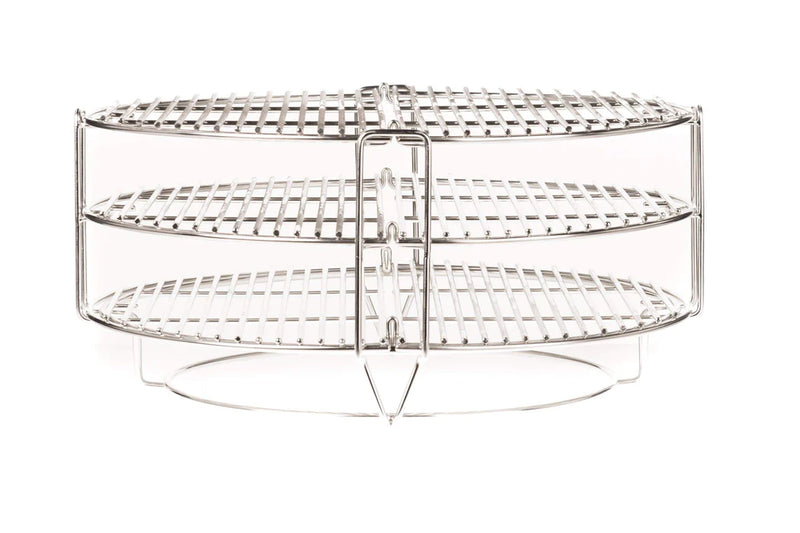 Kamado Joe Big Joe III 24" Ceramic Charcoal Grill & Smoker with Cart & Wheels KJ15041021