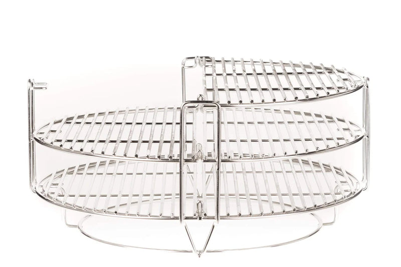 Kamado Joe Big Joe III 24" Ceramic Charcoal Grill & Smoker with Cart & Wheels KJ15041021