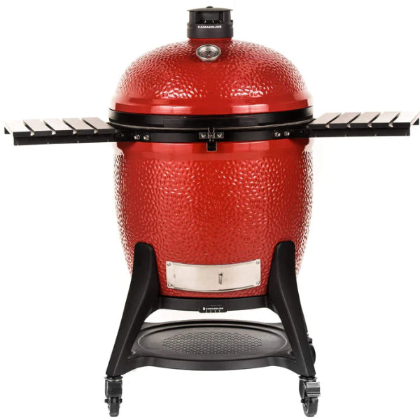 Kamado Joe Big Joe III 24" Ceramic Charcoal Grill & Smoker with Cart & Wheels KJ15041021