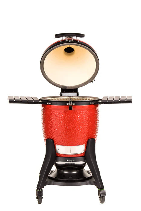 Kamado Joe Classic Joe III 18" Ceramic Charcoal Grill & Smoker with Cart & Wheels KJ15040921