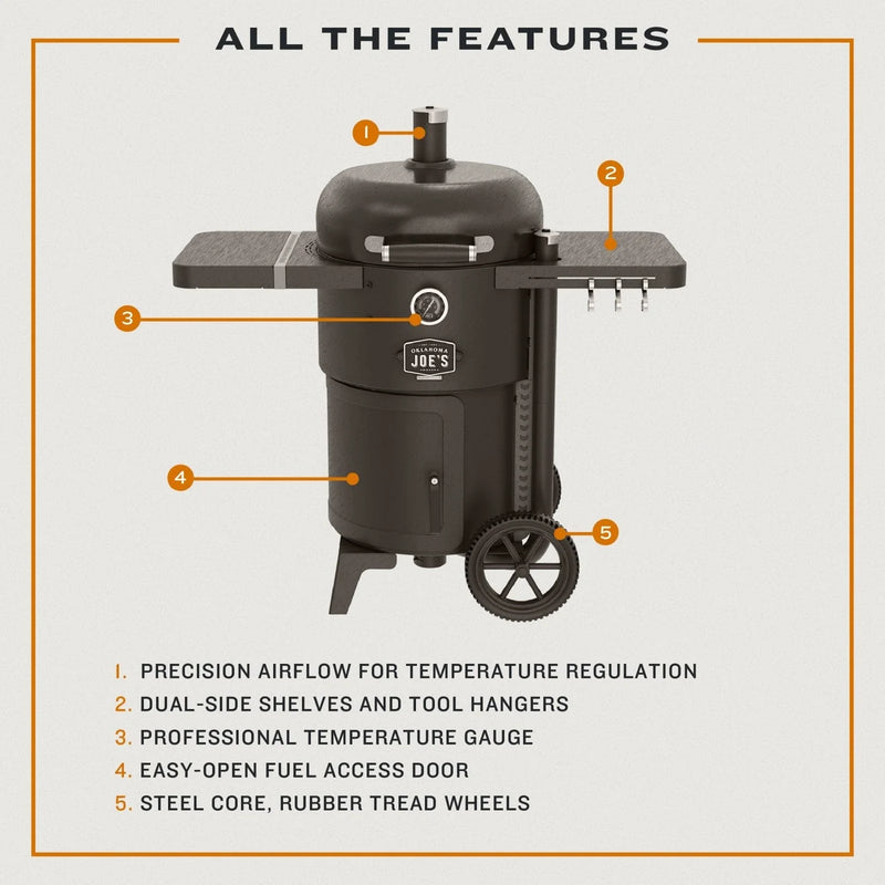 Oklahoma Joe's Bronco Drum Smoker/Grill 25203121