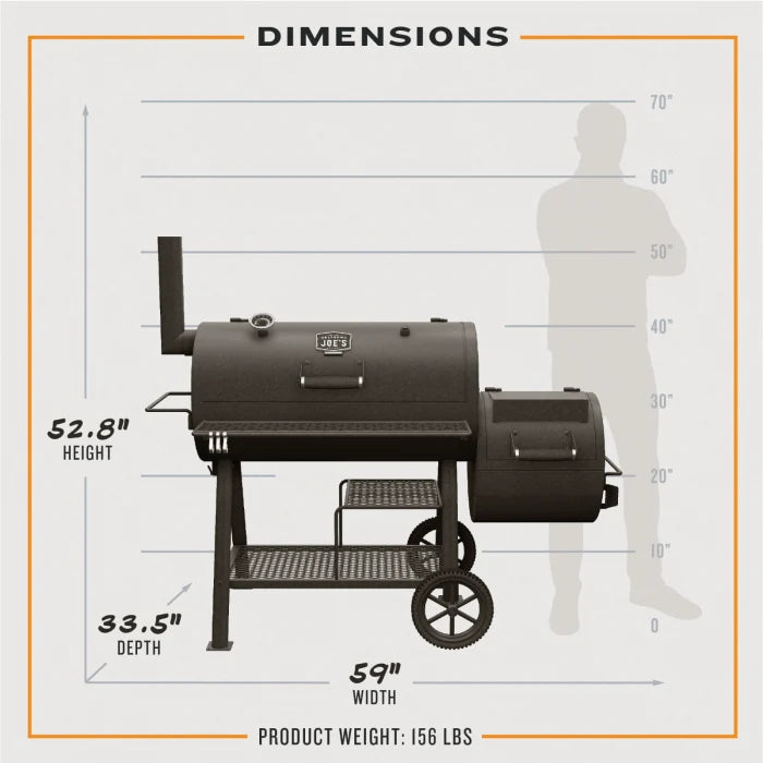 Oklahoma Joe's Offset Smoker Highland DLX 24203002