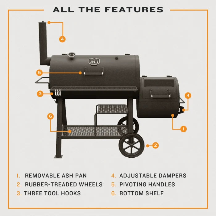 Oklahoma Joe's Offset Smoker Highland DLX 24203002