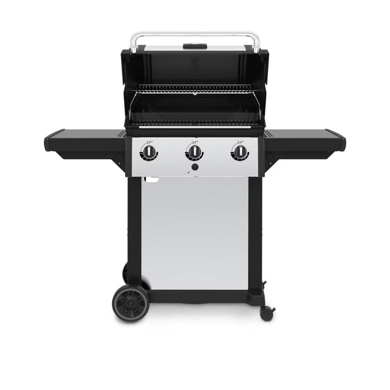 Broil-Mate 3-Burner Propane Gas BBQ Grill in Stainless Steel and Black (116454S)