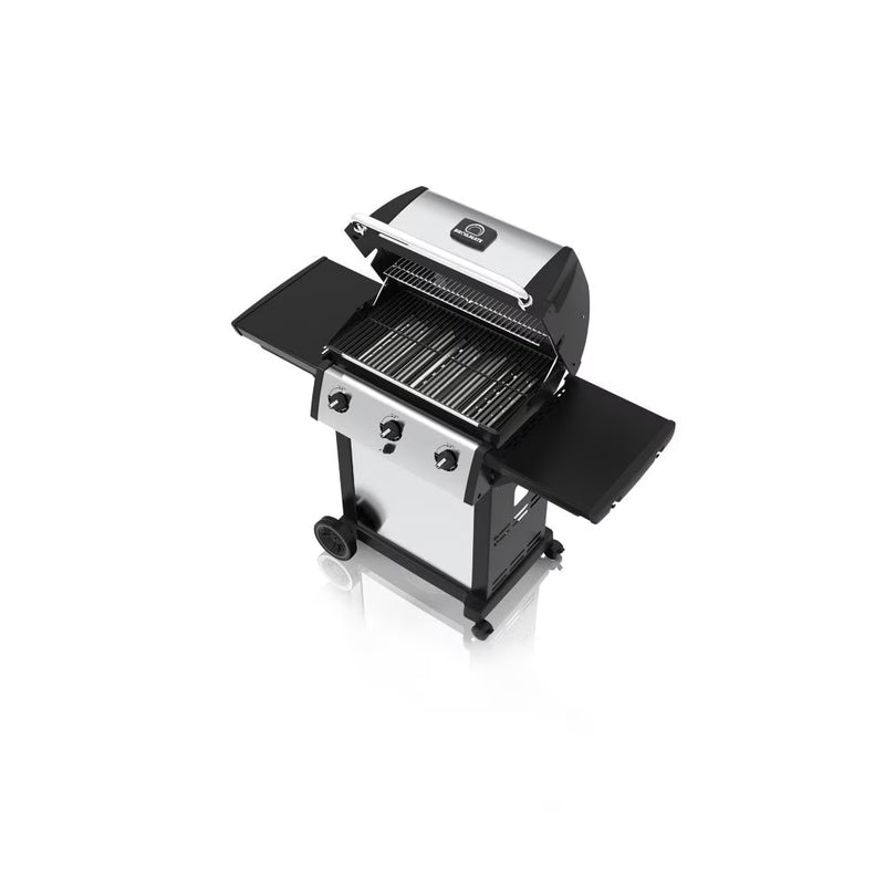 Broil-Mate 3-Burner Propane Gas BBQ Grill in Stainless Steel and Black (116454S)