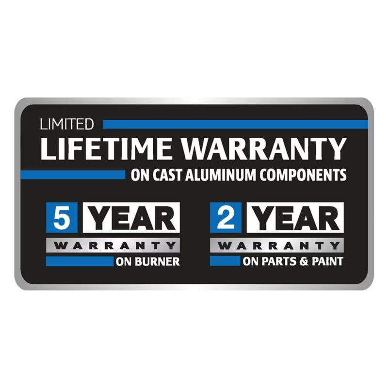 Broil-Mate 3-Burner Propane Gas BBQ Grill in Stainless Steel and Black (116454S)