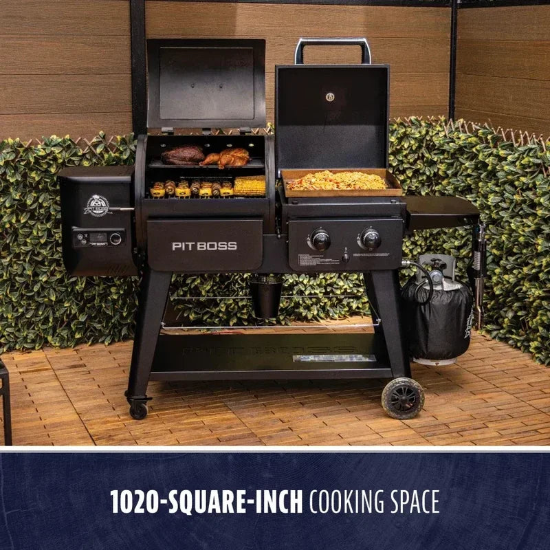 Pit Boss Competition Series 1020 Pellet Grill & Gas Griddle Combo 11212