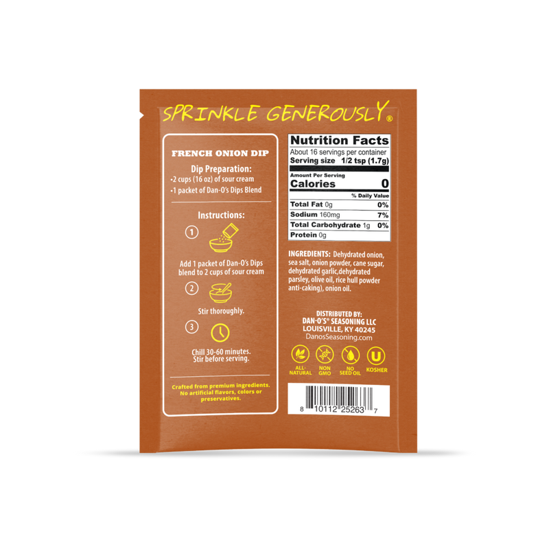 Dan-O's French Onion Dip Mix Packet