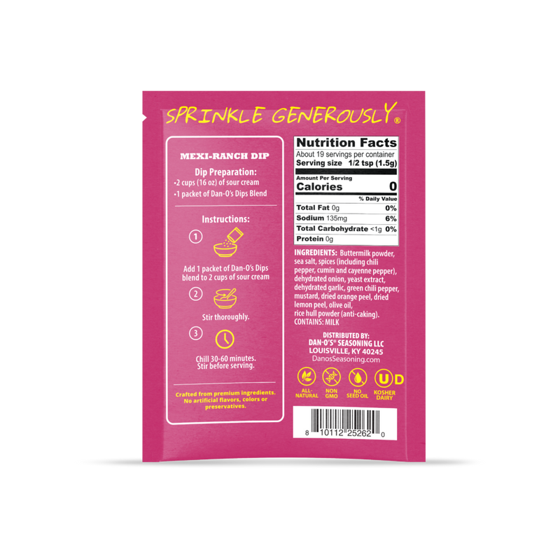 Dan-O's Mexi-Ranch Dip Mix Packet