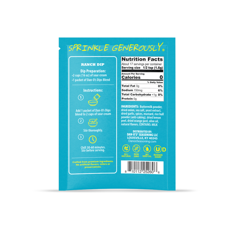 Dan-O's Ranch Dip Mix Packet