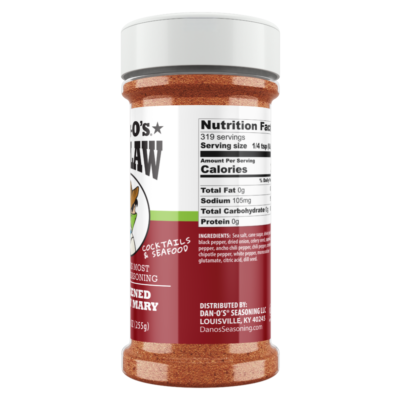 Dan-O’s Outlaw Blackened Bloody Mary – Medium Bottle 9.0oz
