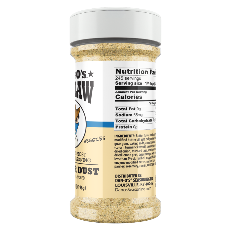 Dan-O's Outlaw Butter Dust – Medium Bottle 6.9oz