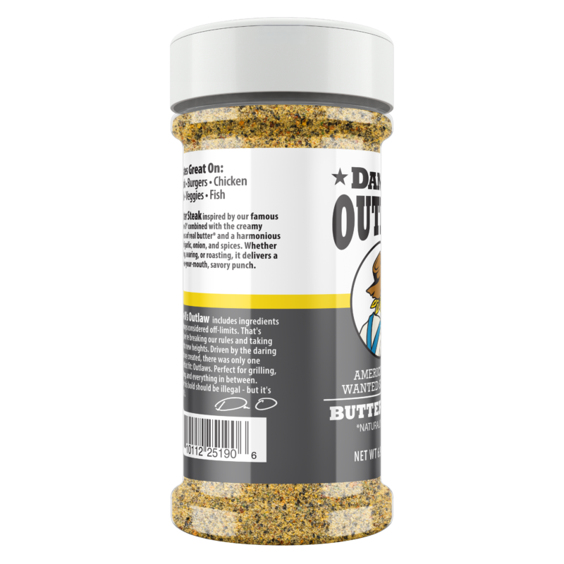 Dan-O's Outlaw Butter Steak - Med Bottle 6.9oz