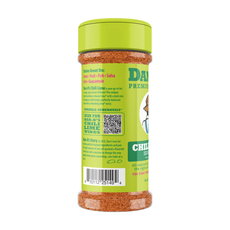 Dan-O’s Chili Lime Seasoning - Small Bottle 3.3oz