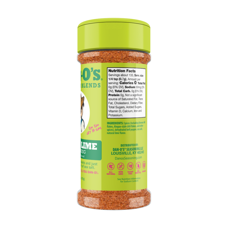 Dan-O’s Chili Lime Seasoning - Small Bottle 3.3oz