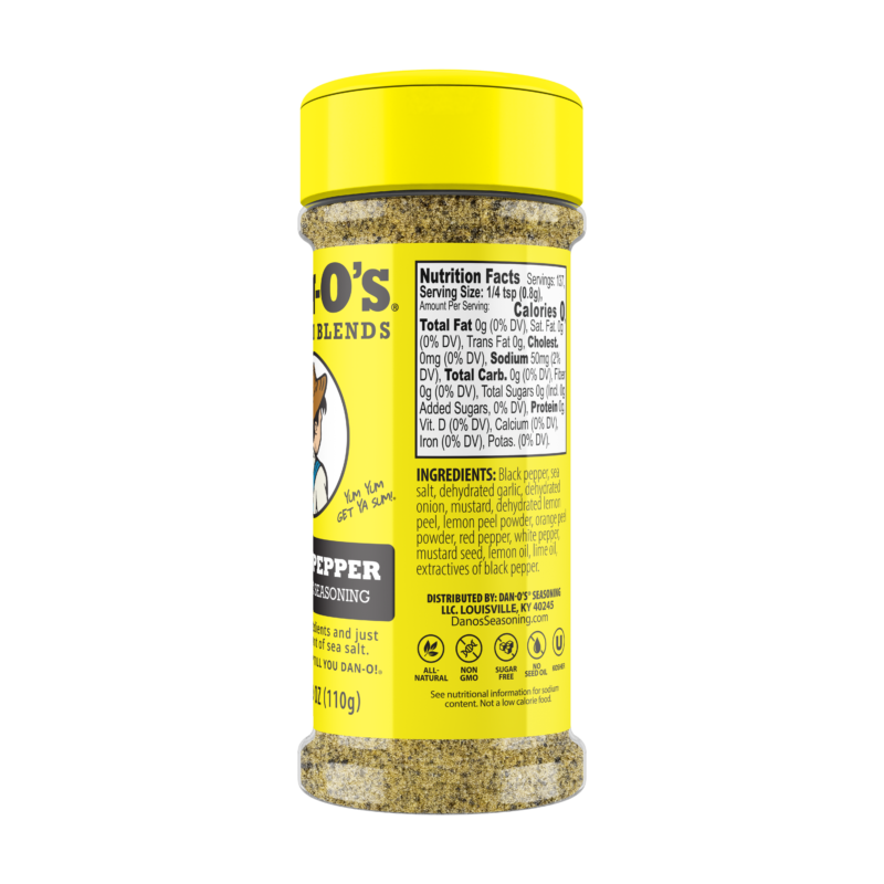 Dan-O’s Lemon Pepper - Small Bottle 3.9oz