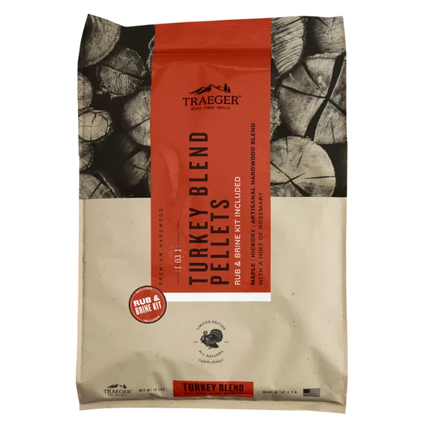 Traeger Limited Edition Turkey & Brine Kit Pellets 8 Kg Bag (Limited Quantity) PEL351