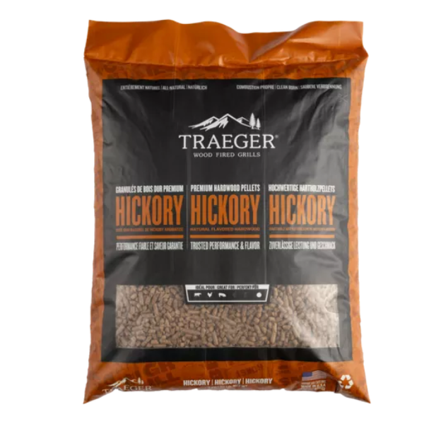 Traeger - Hickory Pellets 9 Kg Bag PEL342