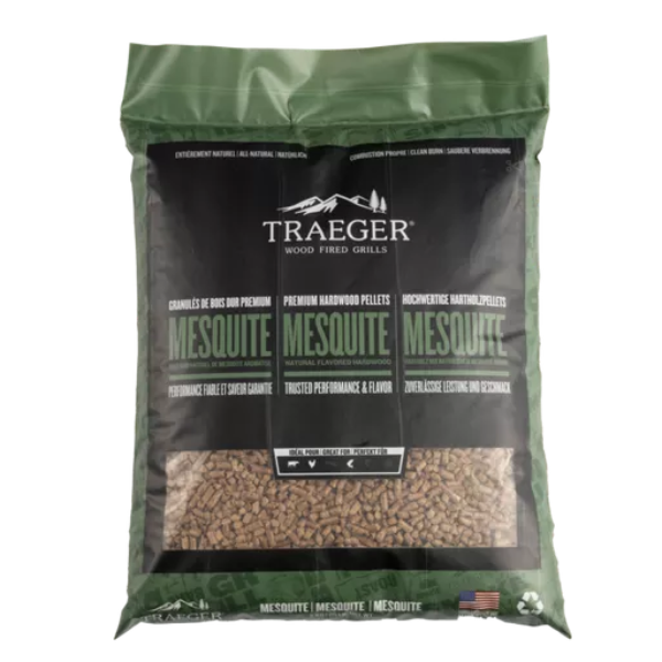 Traeger - Mesquite Pellets 9 Kg Bag PEL336