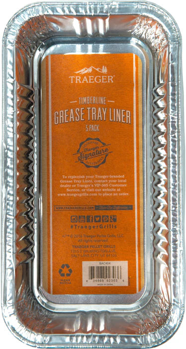 Traeger Timberline Grease Tray-5 Pack BAC582
