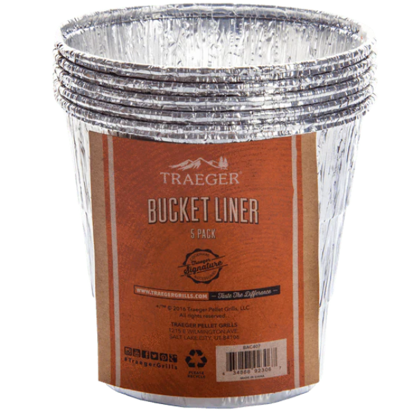 Traeger Bucket Liner-5 Pack BAC572
