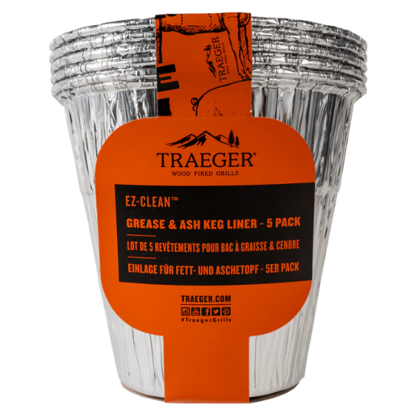 Traeger Grease & Ash Keg Liner 5 Pack BAC608