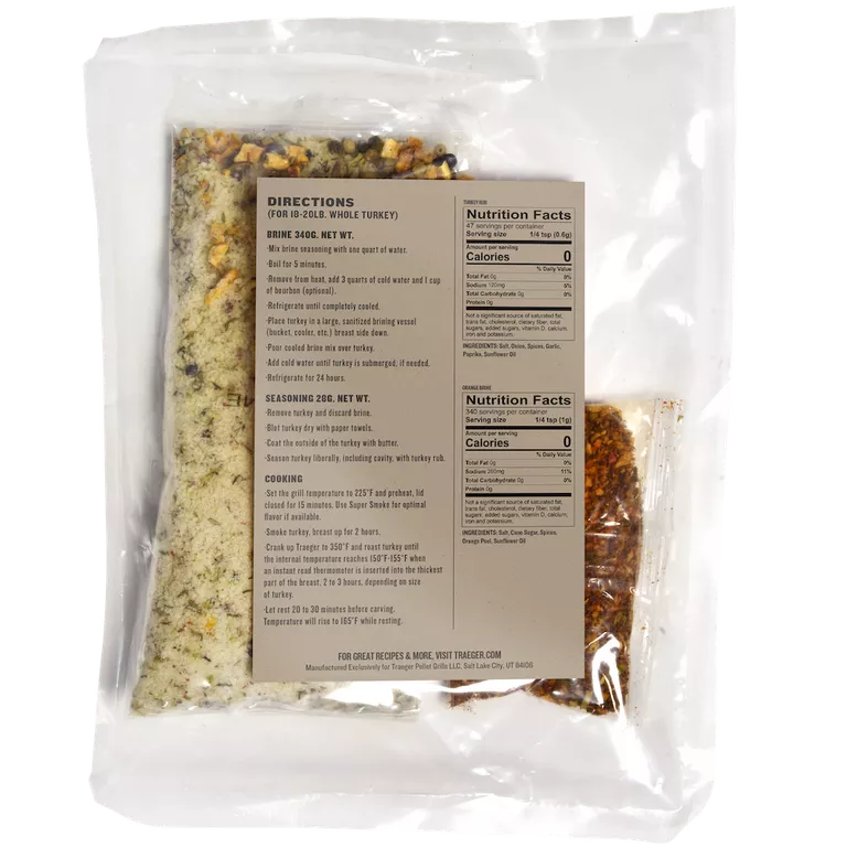 Traeger Limited Edition Turkey & Brine Kit Pellets 8 Kg Bag (Limited Quantity) PEL351