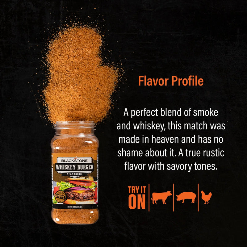 Blackstone Whiskey Burger Seasoning
