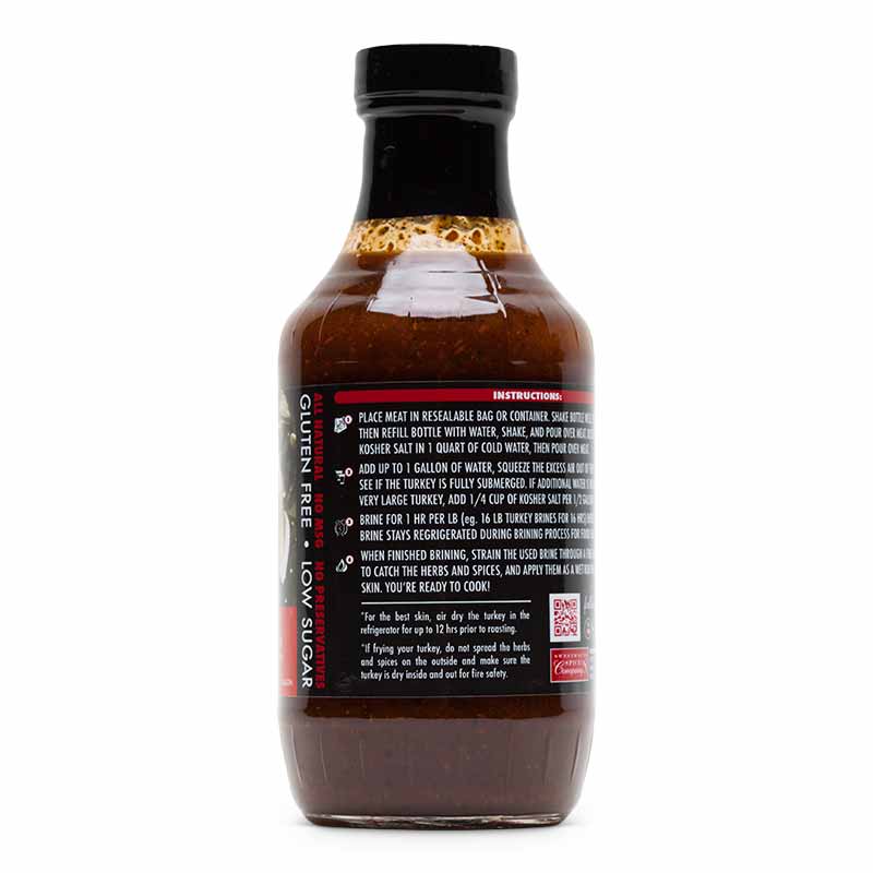 Sweetwater Spice Apple Rosemary Sage Classic Holiday Turkey Bath Brine Concentrate