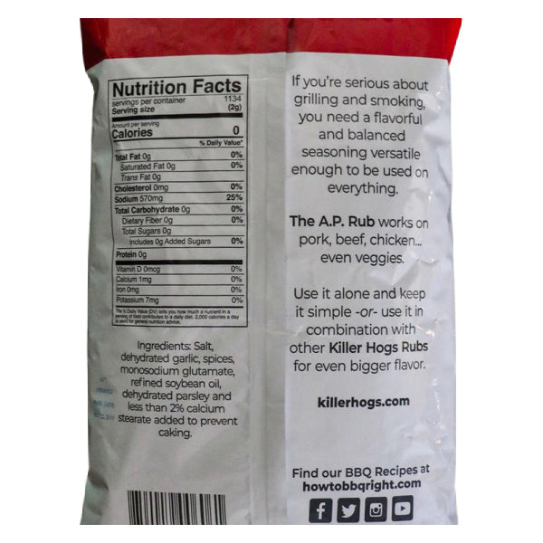 Killer Hogs The AP Seasoning (5LB. COMPETITION BULK)
