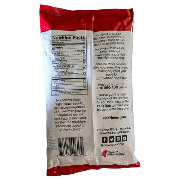 Killer Hogs The BBQ Rub (5LB. COMPETITION BULK)